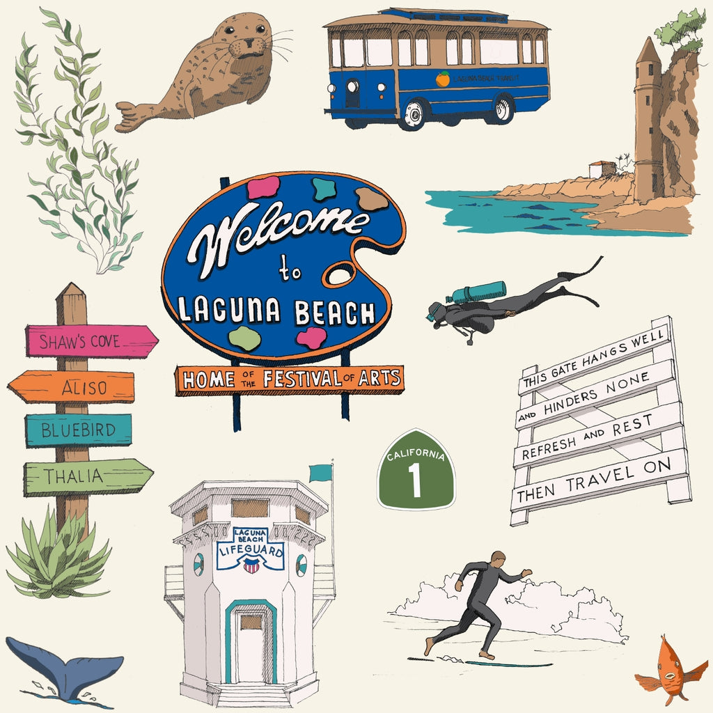 Laguna Beach Landmark Bag