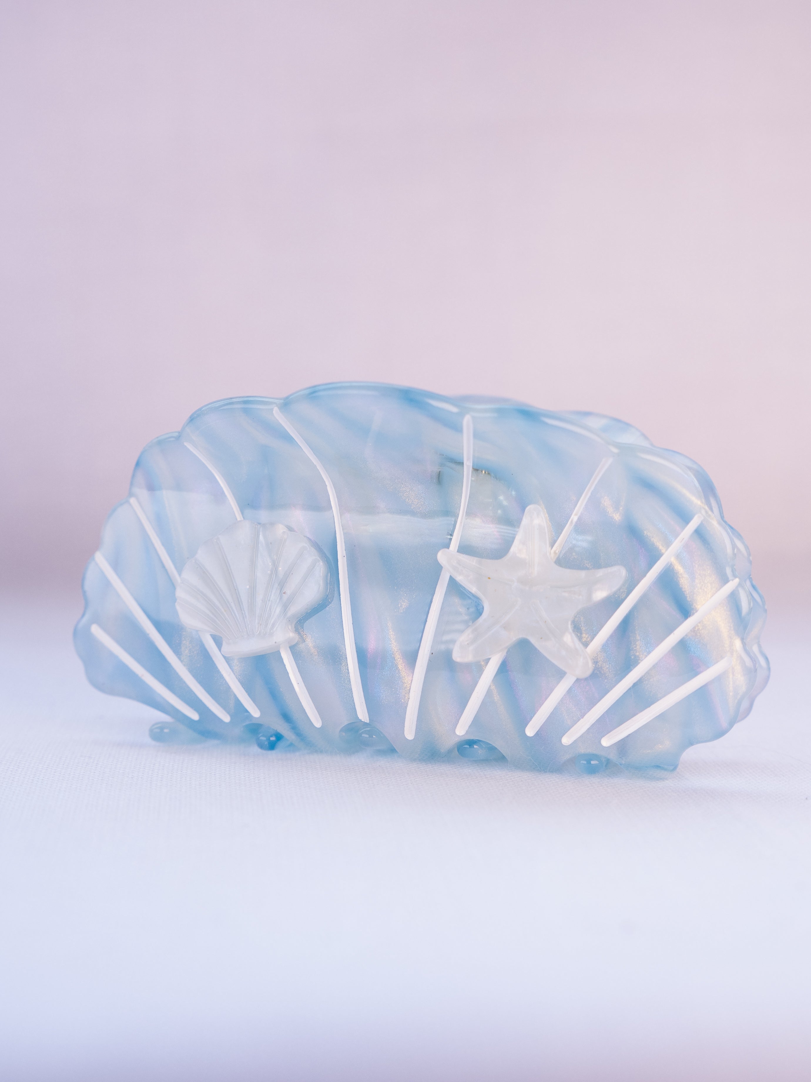 Solana Beach Seashell & Starfish Hair Clip