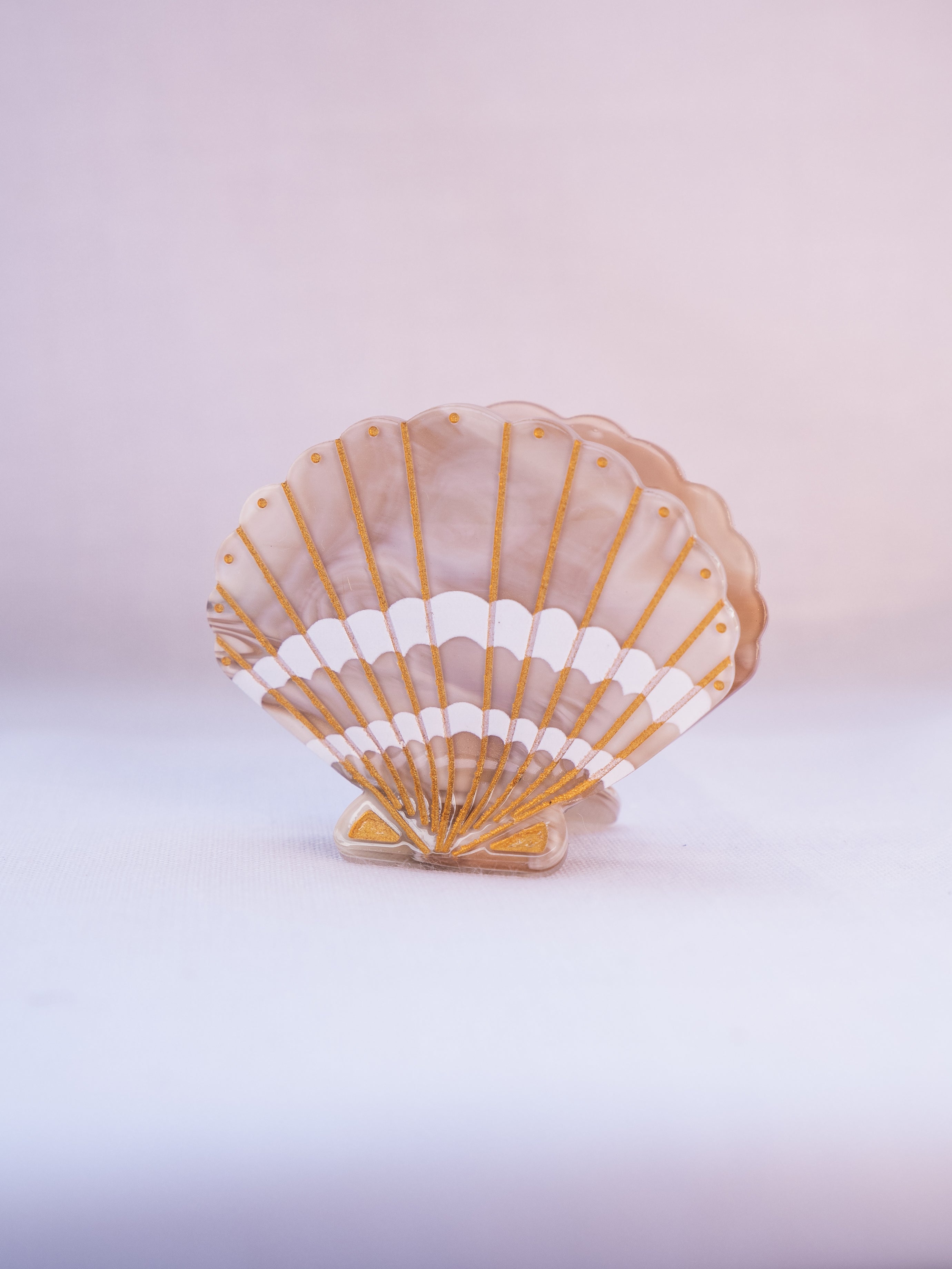 San Clemente Scallop Seashell Hair Clip