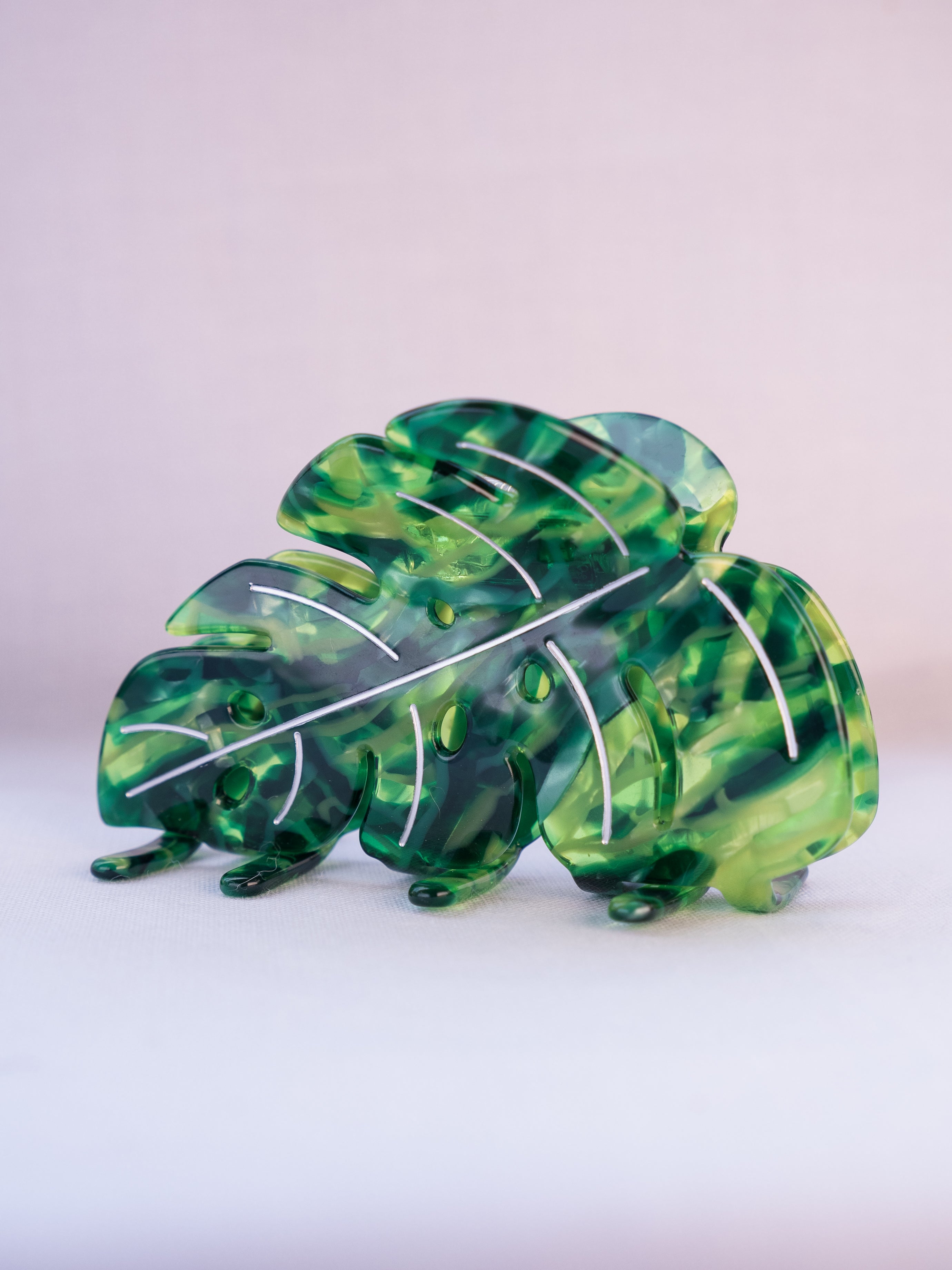 Dani's Monstera Cut-Out Hair Clip