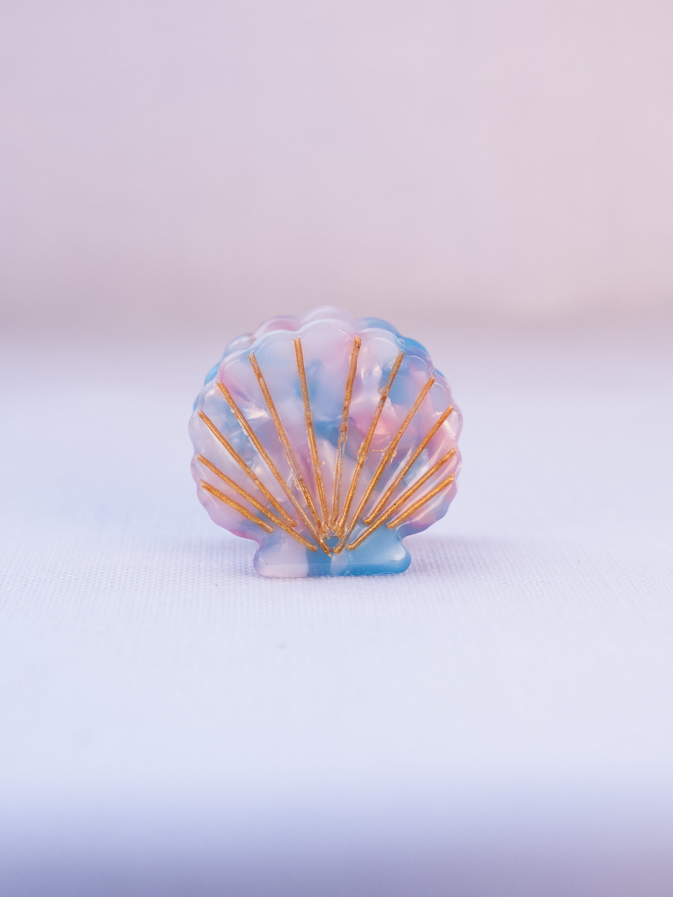 Kids Scallop Seashell Hair Clips