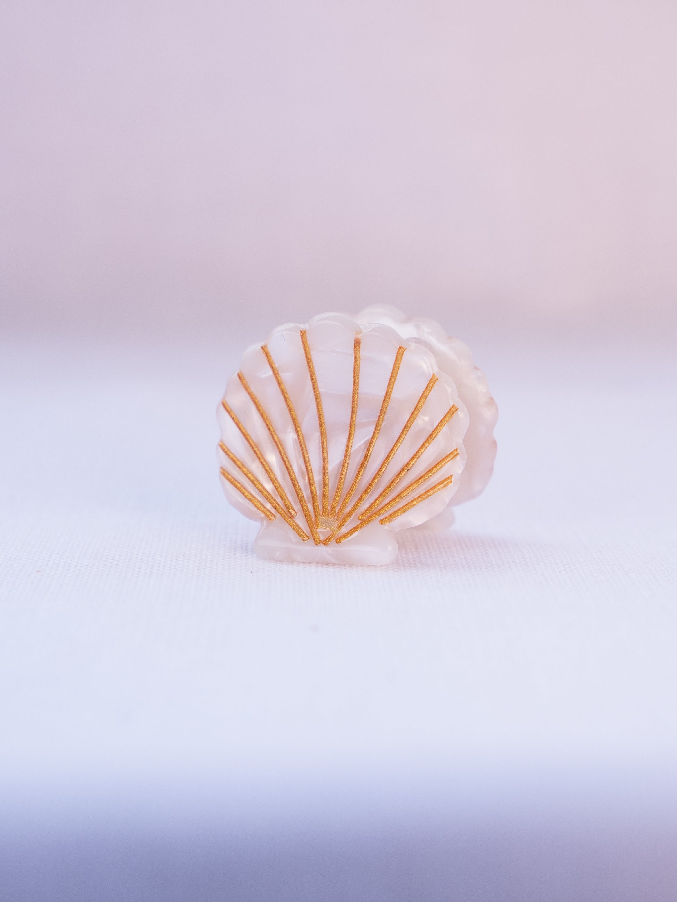 Kids Scallop Seashell Hair Clips
