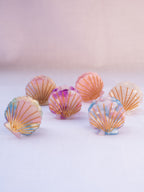 Kids Scallop Seashell Hair Clips