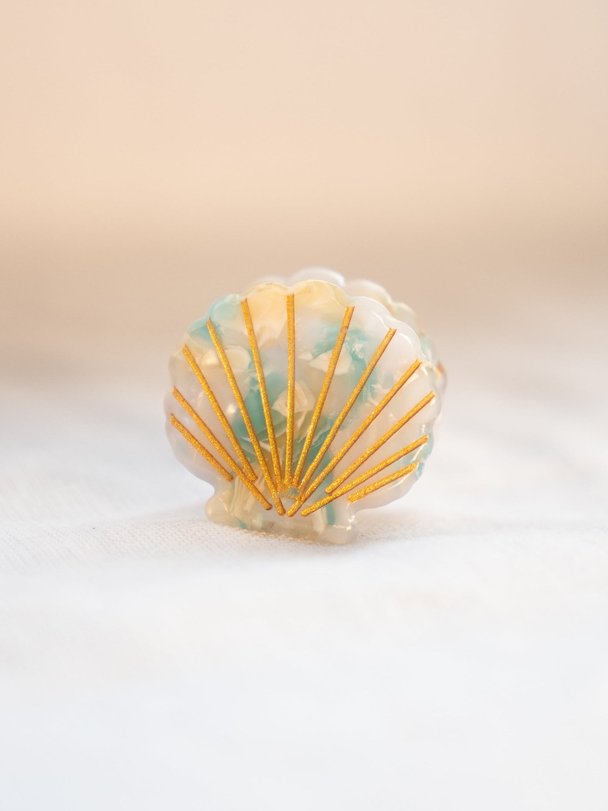 Kids Scallop Seashell Hair Clips