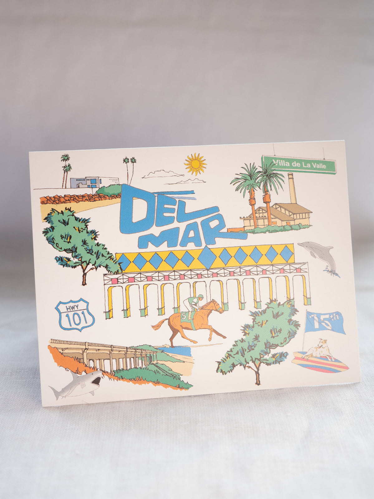 Del Mar Greeting Card