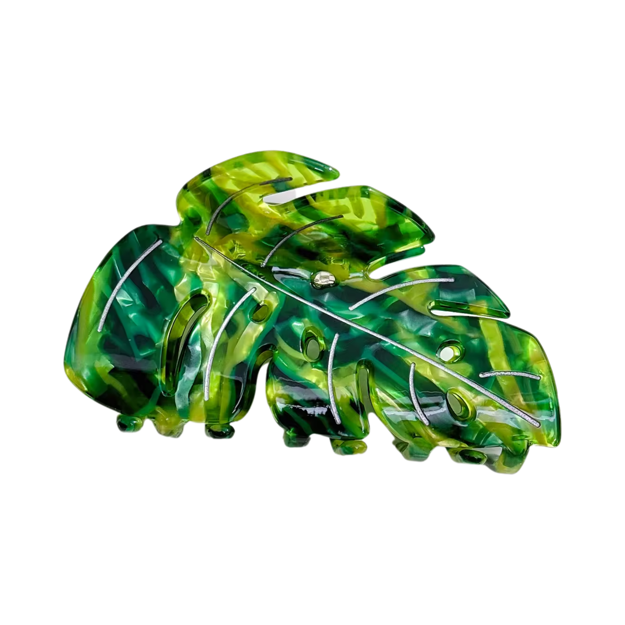 Monstera Cut-Out Hair Clip