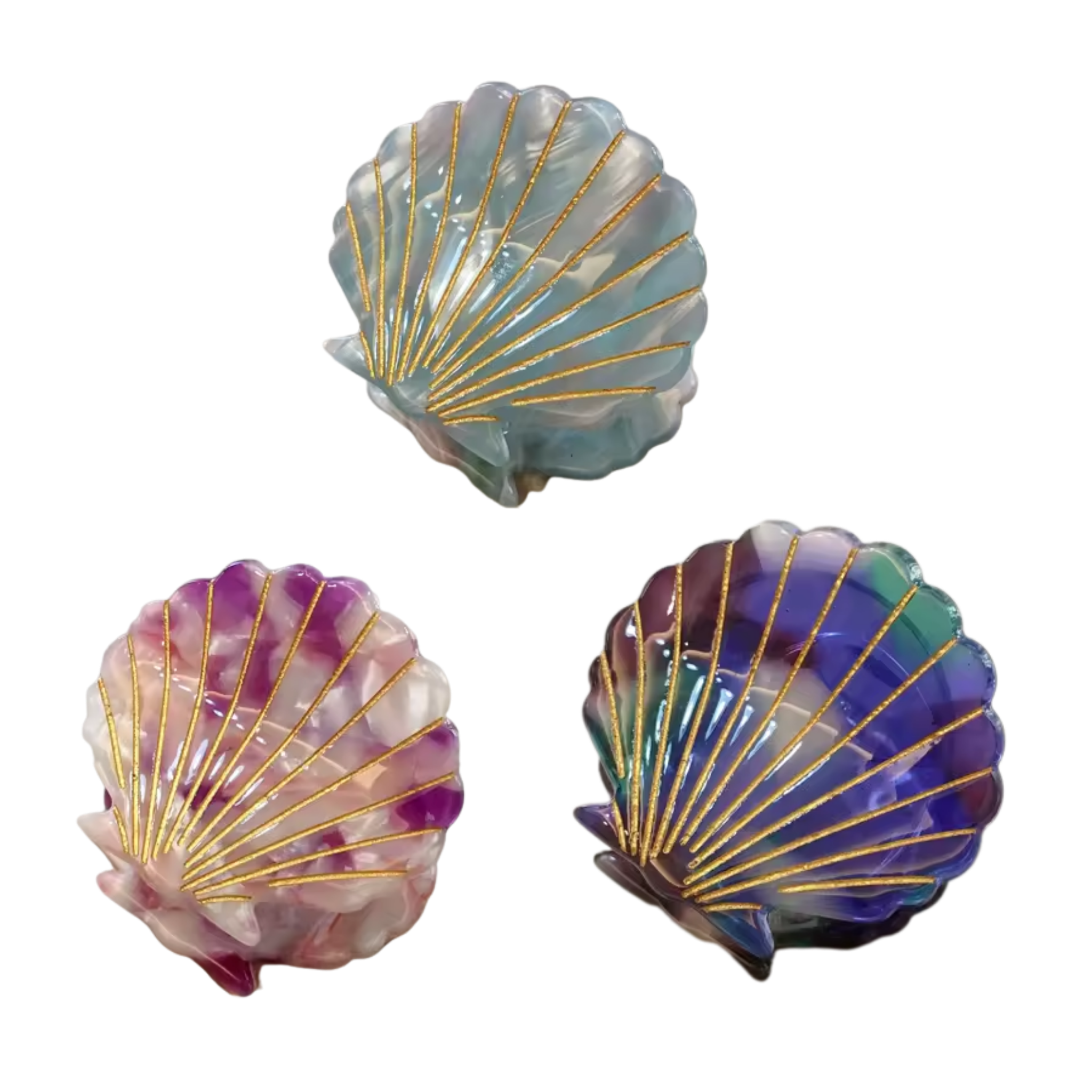 Scallop Shell Hair Clip