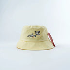 Seagulls Stealing Chips, Kids Bucket Embroidered Hat