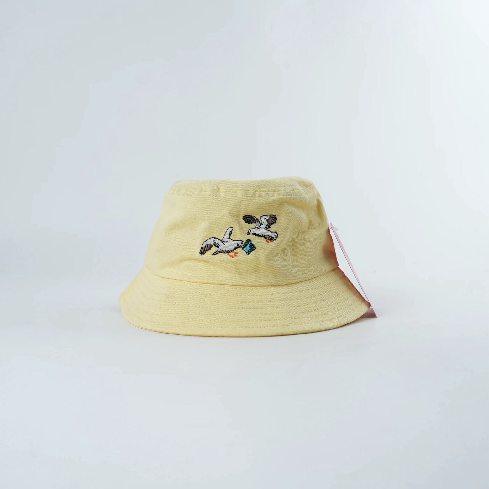 Toddler: Seagulls Stealing Chips Embroidered Bucket Hat