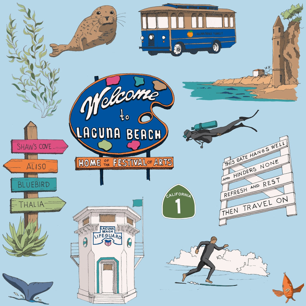 Laguna Beach Landmark Bag