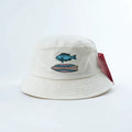 Fish & Fish Surfboard Embroidered Bucket Hat