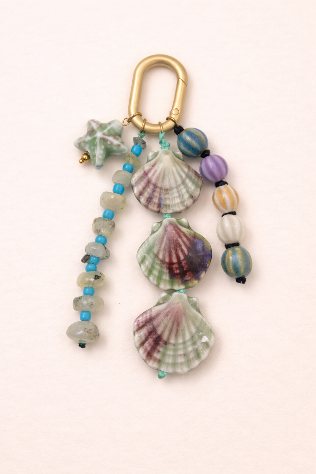 Exclusive: Seashell & Starfish Key Chain, Palm Beach