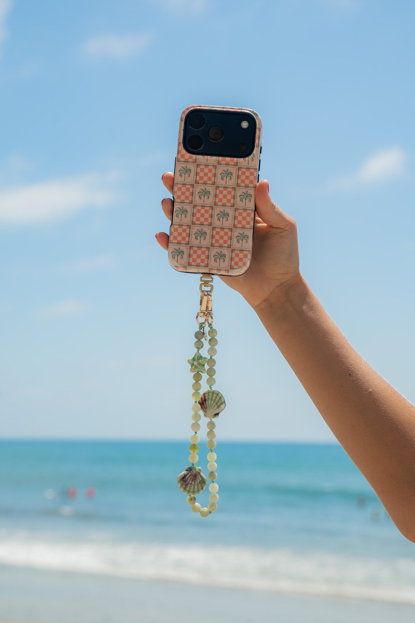 Exclusive: Seashell & Starfish Phone Chain, Seamoss Shells