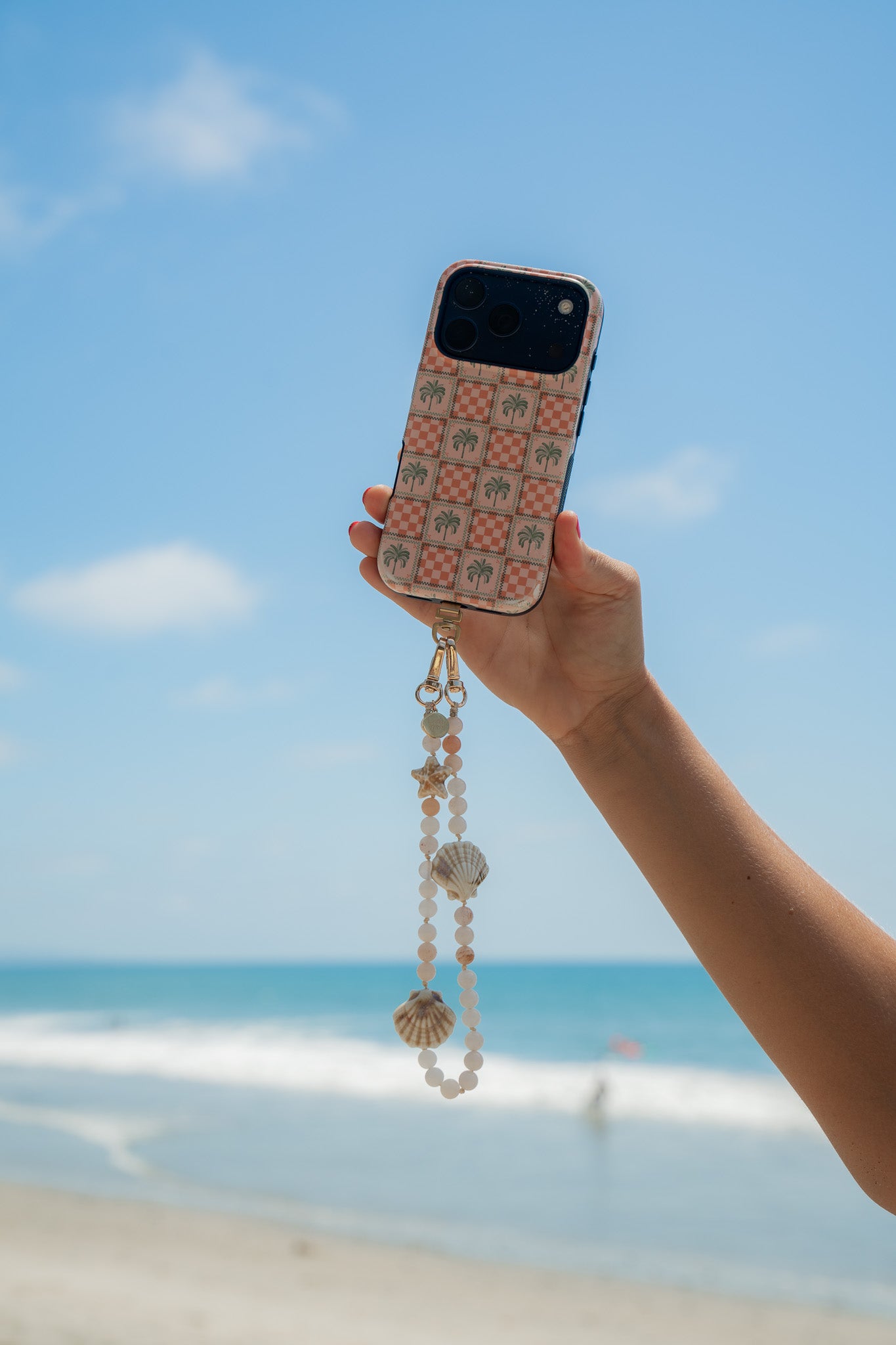 Exclusive: Seashell & Starfish Phone Chain, Sand Shells