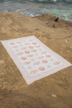 Hand-Drawn Seashell Sarong, Sand