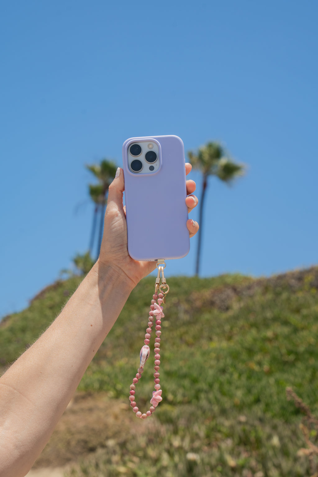 Exclusive: Seashell & Starfish Phone Chain, Pink Beach