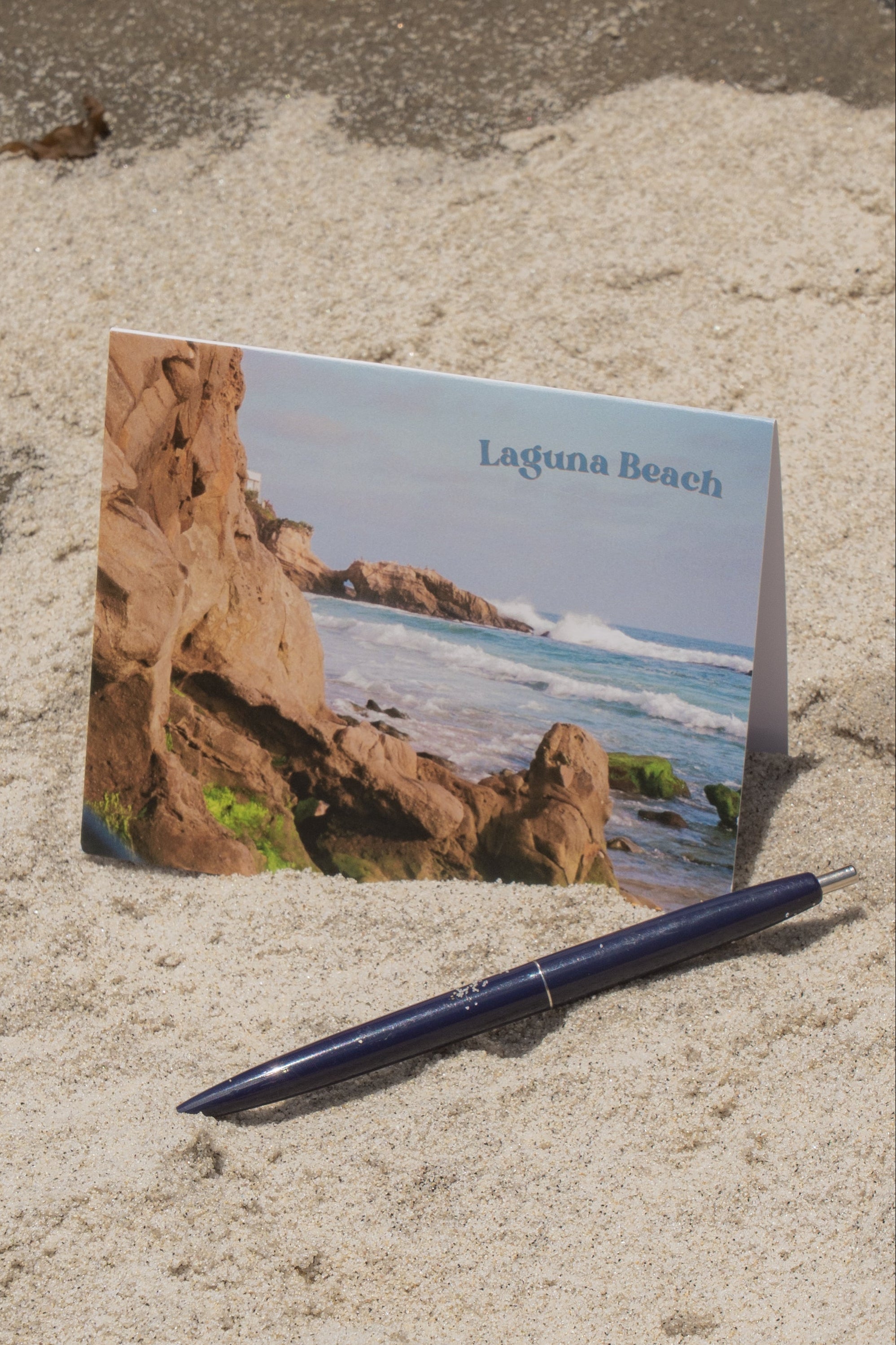 Laguna Beach Greeting Card, Film Photo