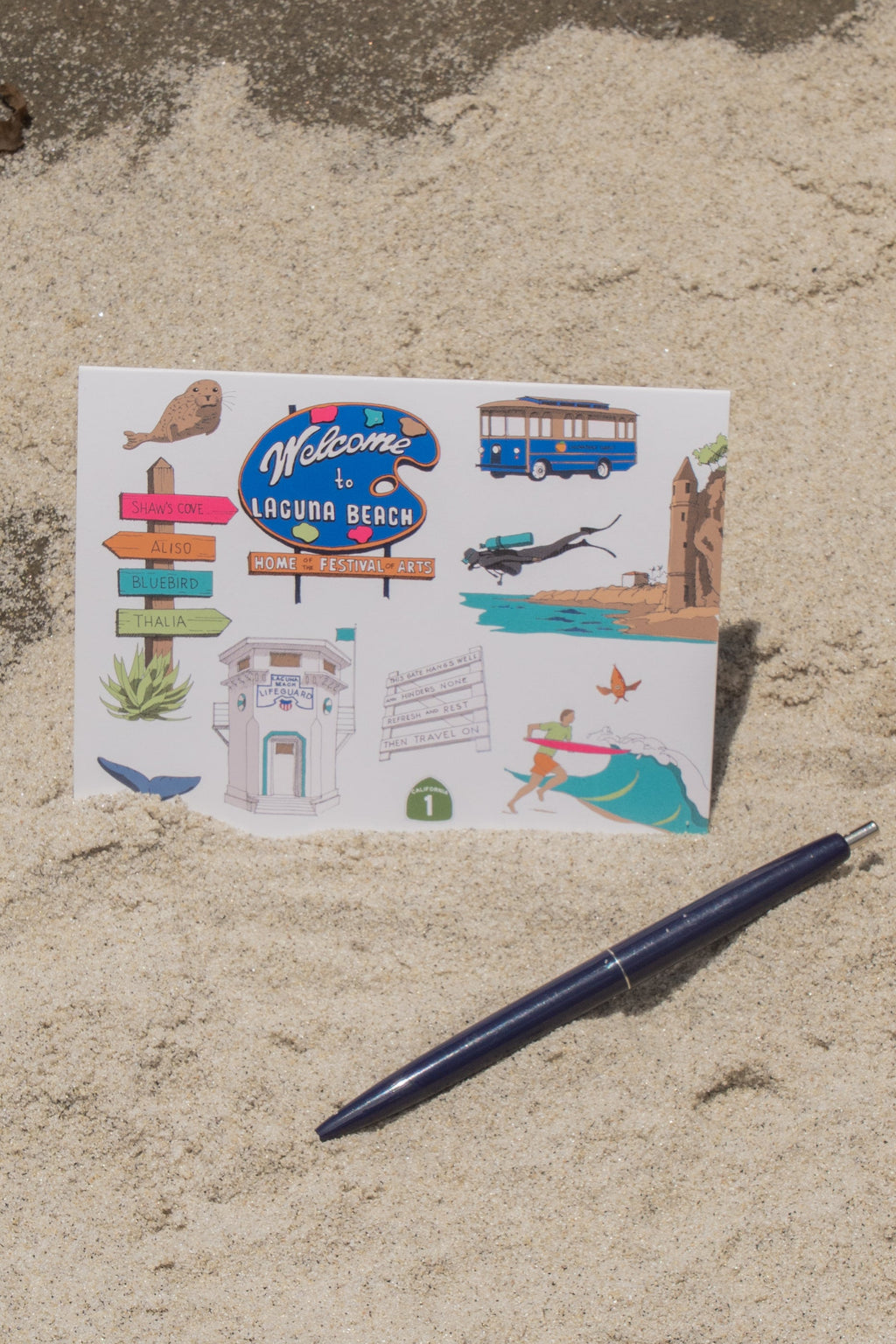Laguna Beach Greeting Card