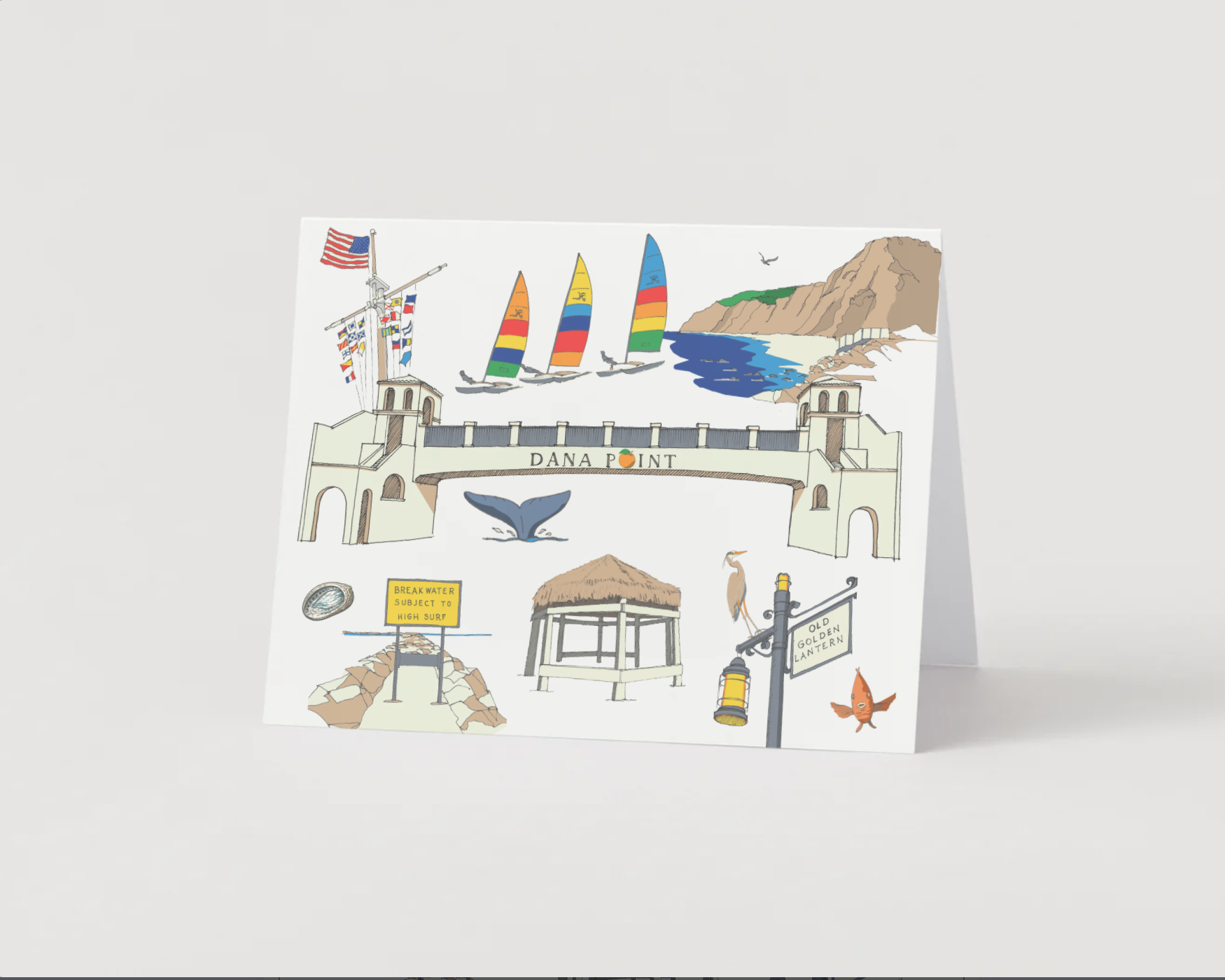 Dana Point Folded Card
