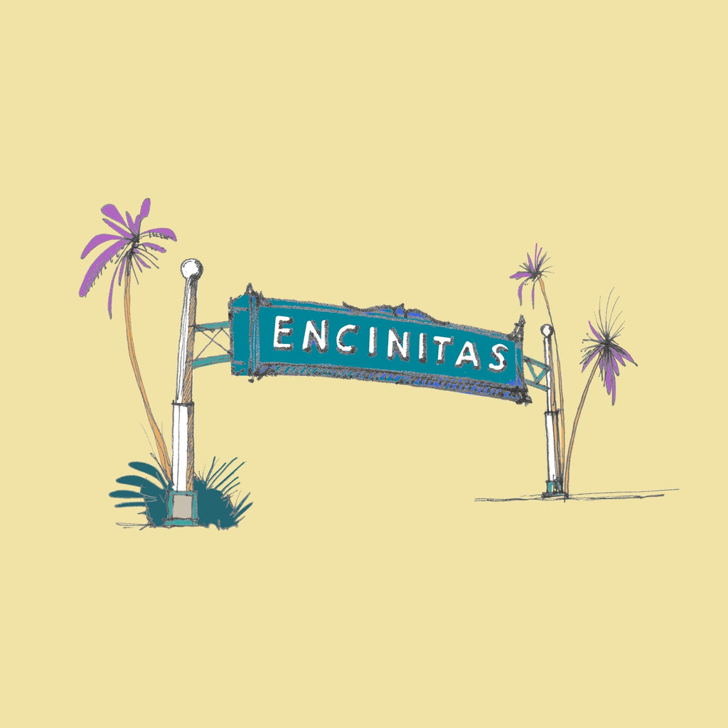 Encinitas Sign Embroidered Hat