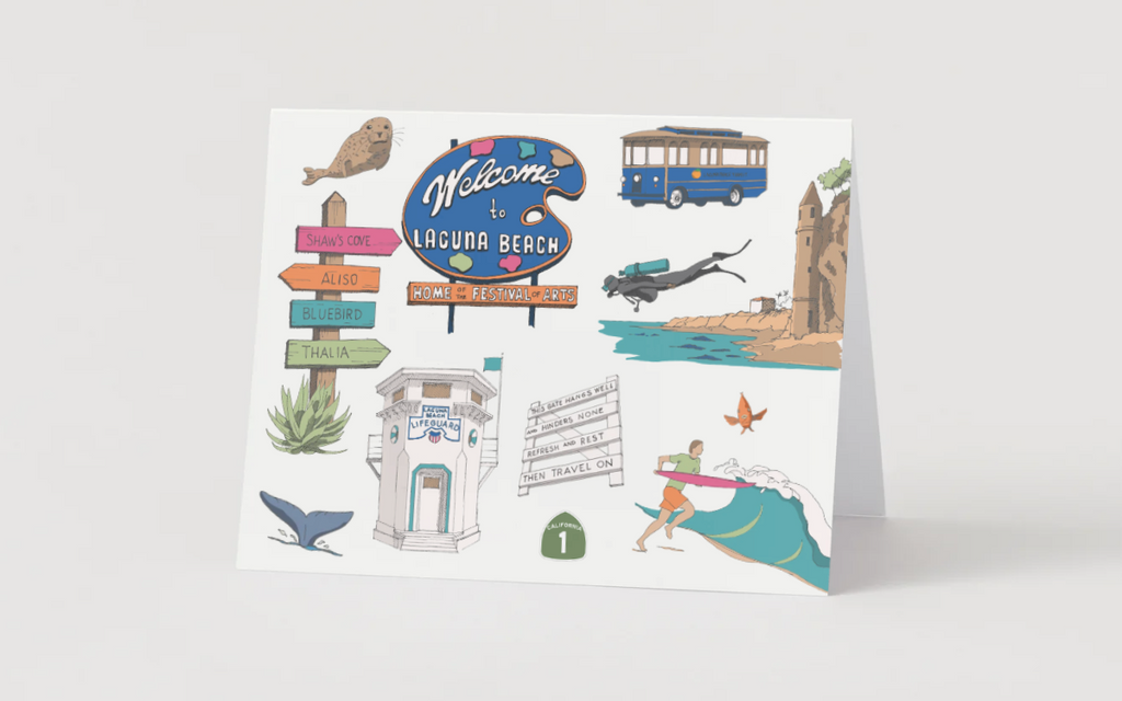 Laguna Beach Greeting Card