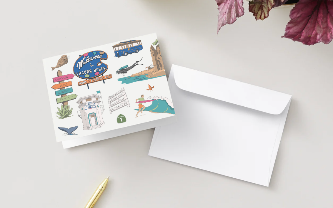 Laguna Beach Greeting Card
