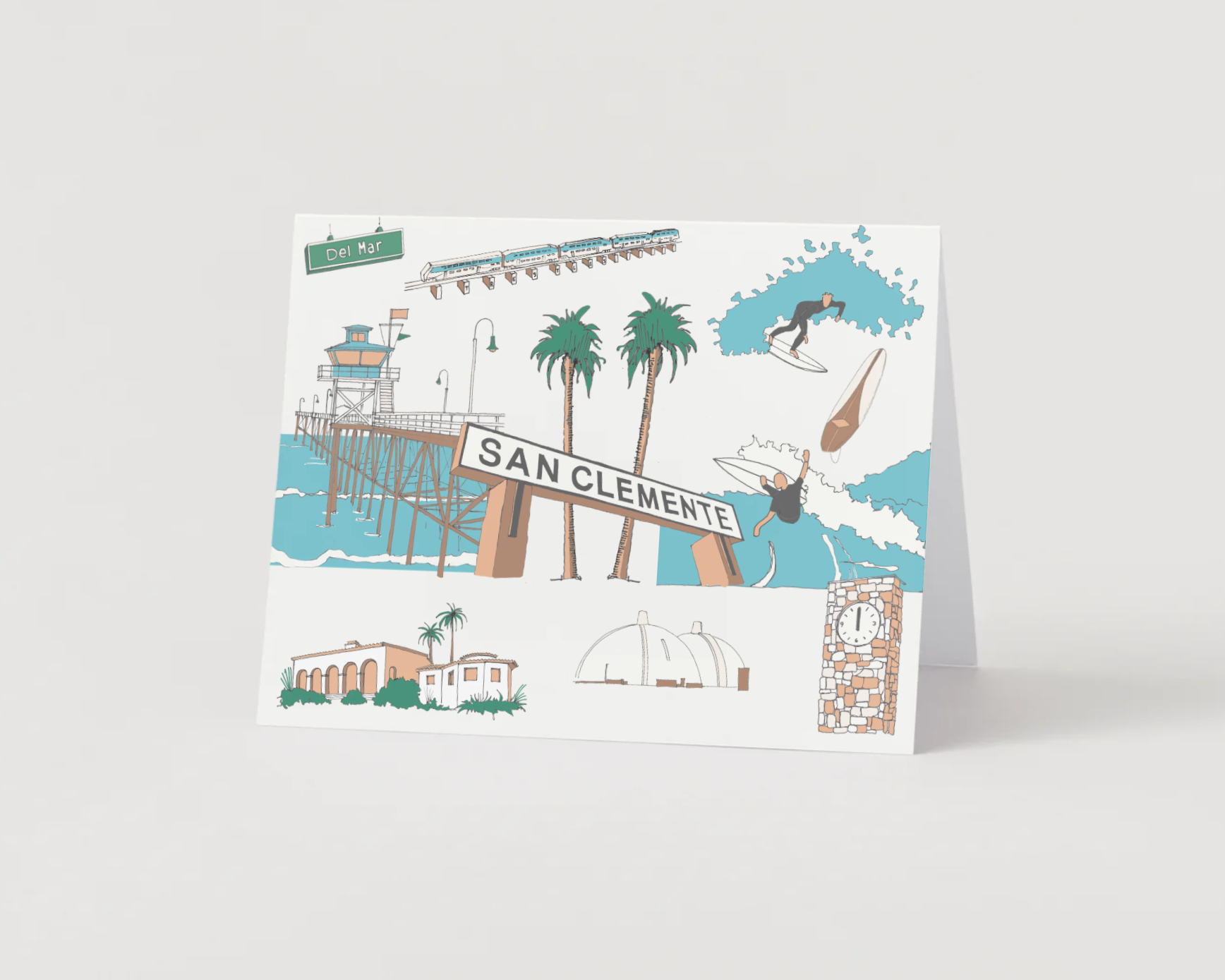 San Clemente Folded Card