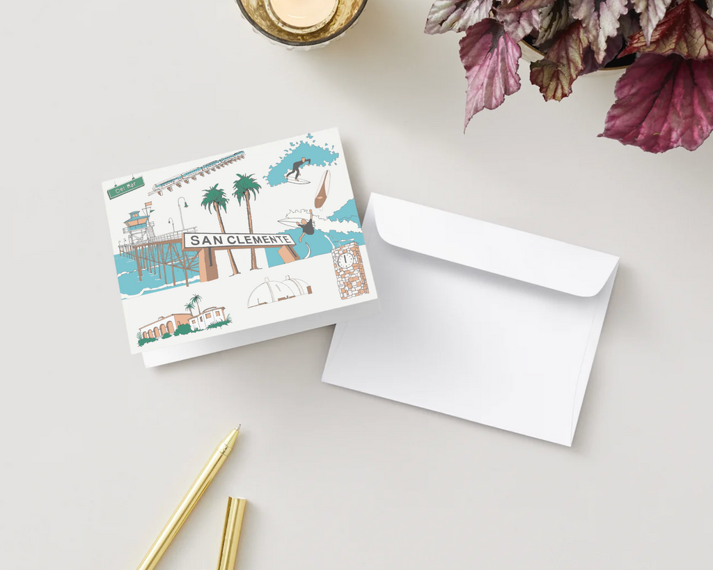 San Clemente Folded Card