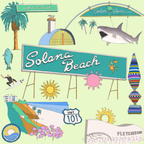Solana Beach Landmark Bag