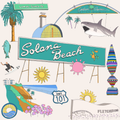 Solana Beach Landmark Bag