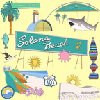 Solana Beach Landmark Bag
